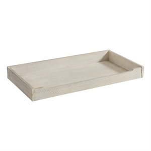 Westwood Design Beck Modern Style Wood Changer Topper in Willow Gray
