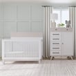 Westwood Design Rowan Modern Wood Convertible Crib in Ash Linen White Finish