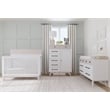 Westwood Design Rowan Modern Wood Convertible Crib in Ash Linen White Finish