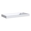 Westwood Design Rowan Modern Style Wood Changer Topper in Ash Linen White
