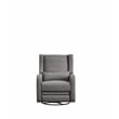 Westwood Design Elsa Fabric Manual Swivel Glider and Recliner in Harbor Gray