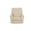 Westwood Design Savannah Wood Fabric Power-USB Glider Recliner in Ivory