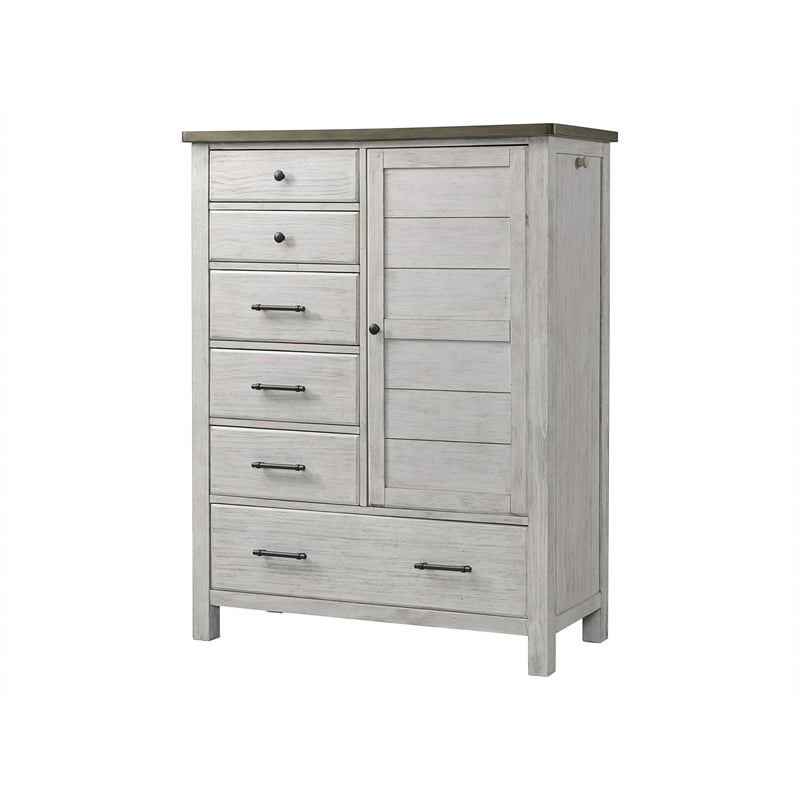 Westwood Design Timber Ridge Wood Chifferobe in Weathered Washed Sierra