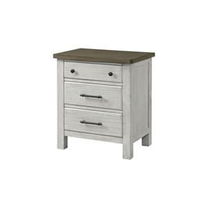 Westwood Design Timber Ridge Wood Nightstand in Weathered Washed Sierra