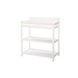 Westwood Design Emery Modern Style Wood Changer with Shelves/Pad in White