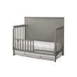 Westwood Design Emery Modern Wood Convertible Crib Panel in Gray Finish