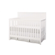 Westwood Design Emery Modern Wood Convertible Crib Panel in White Finish