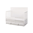 Westwood Design Emery Modern Wood Convertible Crib Panel in White Finish