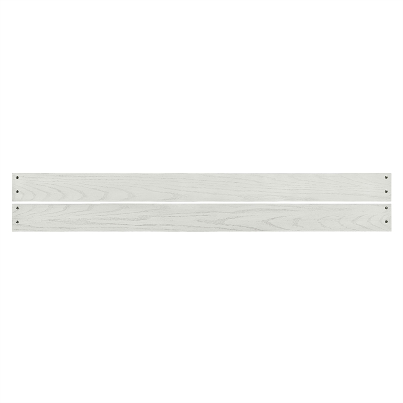 Westwood Design Foundry Traditional Wood Bed Rails in White Dove