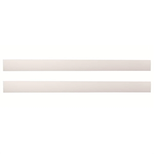 Westwood Design Taylor Farmhouse Wood Full Size Bed Rails in Sea Shell White