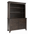 Westwood Design Taylor Farmhouse Wood Bookcase in River Rock Brown