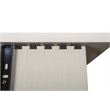 Westwood Design Taylor Farmhouse Wood Bookcase in Sea Shell White