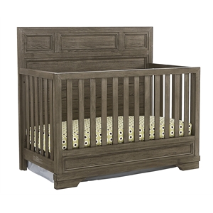 Westwood Design Foundry Traditional Wood Convertible Crib in Brushed Pewter