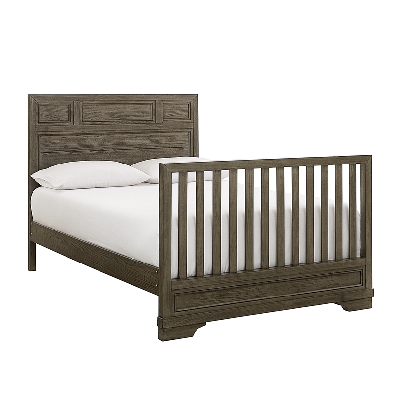 Westwood Design Foundry Traditional Wood Convertible Crib in Brushed Pewter