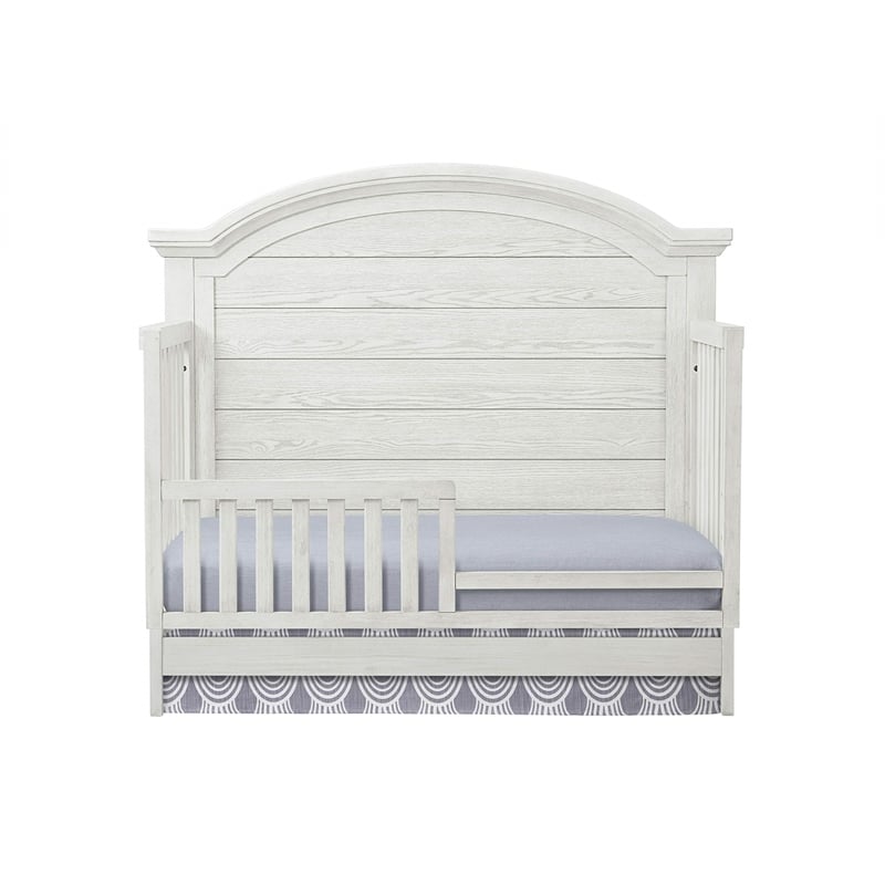 Westwood Design Foundry Wood Arch Top Convertible Crib in White Dove