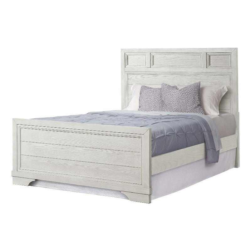 Westwood Design Foundry Traditional Wood Complete Full Bed in White Dove