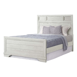 Westwood Design Foundry Traditional Wood Complete Full Bed in White Dove