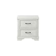Westwood Design Foundry 2-Drawer Traditional Wood Nightstand in White Dove