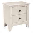 Westwood Design Taylor 2-Drawer Farmhouse Wood Nightstand in Sea Shell White