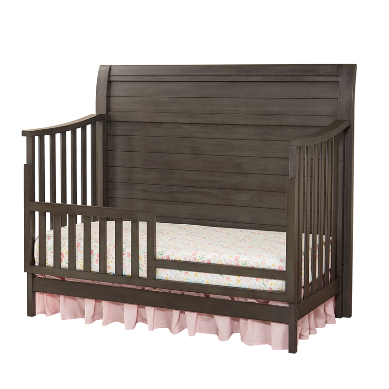 Westwood Design Taylor Farmhouse Wood Toddler Guard Rail in Dusk Gray