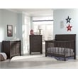 Westwood Design Taylor Farmhouse Wood Toddler Guard Rail in River Rock Brown