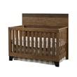 Westwood Design Urban Rustic Transitional Wood Convertible Crib in Brushed Wheat