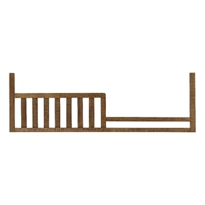 Westwood Design Urban Rustic Wood Convertible Toddler Rail - Brushed Wheat Brown