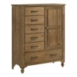 Westwood Design Highland Farmhouse Wood Chifferobe in Sand Dune Brown Finish