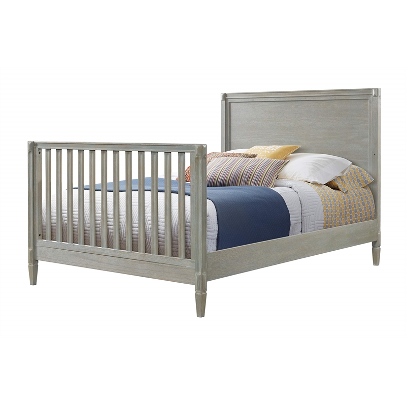 Westwood Design Vivian Modern Wood Full Size Bedrails in Dawn Gray Finish