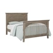 Westwood Design Leland Traditional Wood Bed Rails in Sandwash Gray