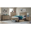 Westwood Design Leland Traditional Wood Complete Full Bed in Sandwash Gray
