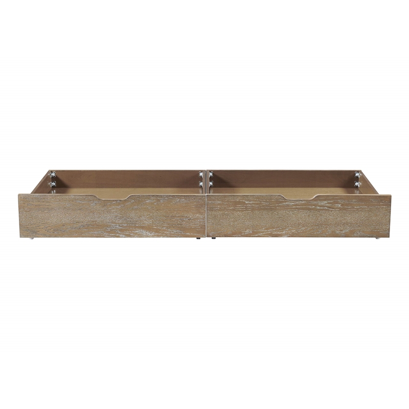 Westwood Design Leland Traditional Wood Complete Full Bed in Sandwash Gray