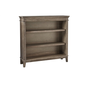 Westwood Design Leland Traditional Wood Bookcase in Sandwash Gray