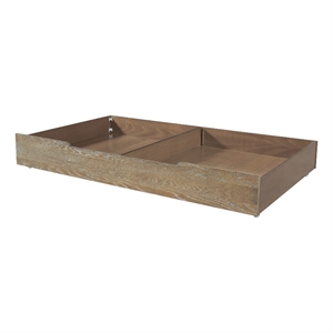 Westwood Design Leland Traditional Wood Trundle in Sandwash Gray Finish