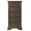Westwood Design Olivia Traditional Wood Pier Chest in Rosewood Brown