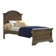 Westwood Design Olivia Traditional Wood Complete Twin Bed in Rosewood Brown