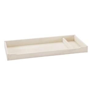 westwood design westfield changing tray - brushed white finish