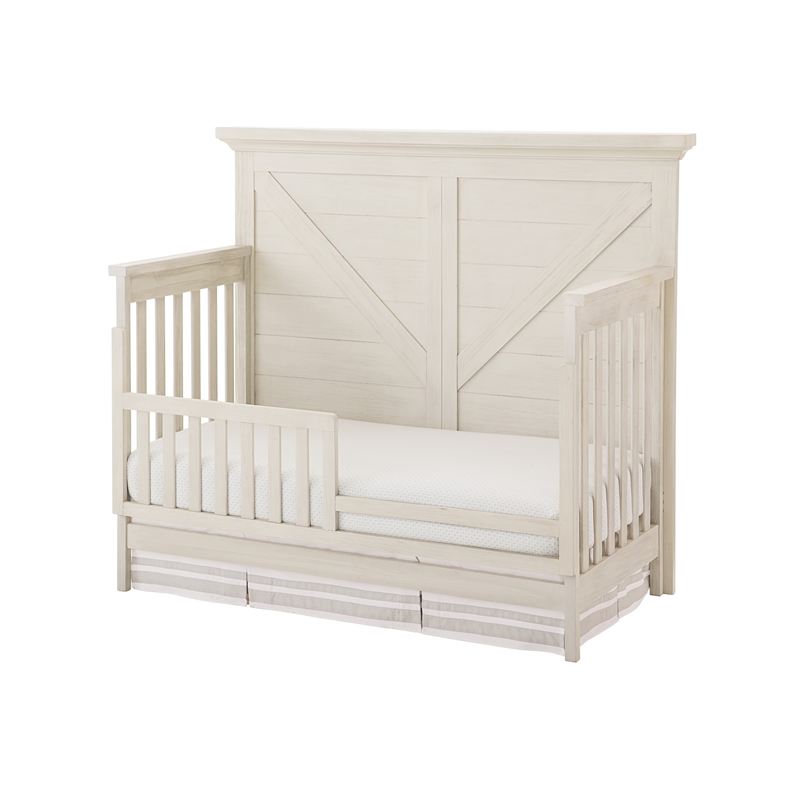 Westwood Design Westfield Traditional Toddler Guard Rail - Brushed White Finish