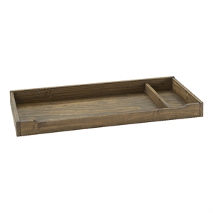 westwood design westfield changing tray - harvest brown finish