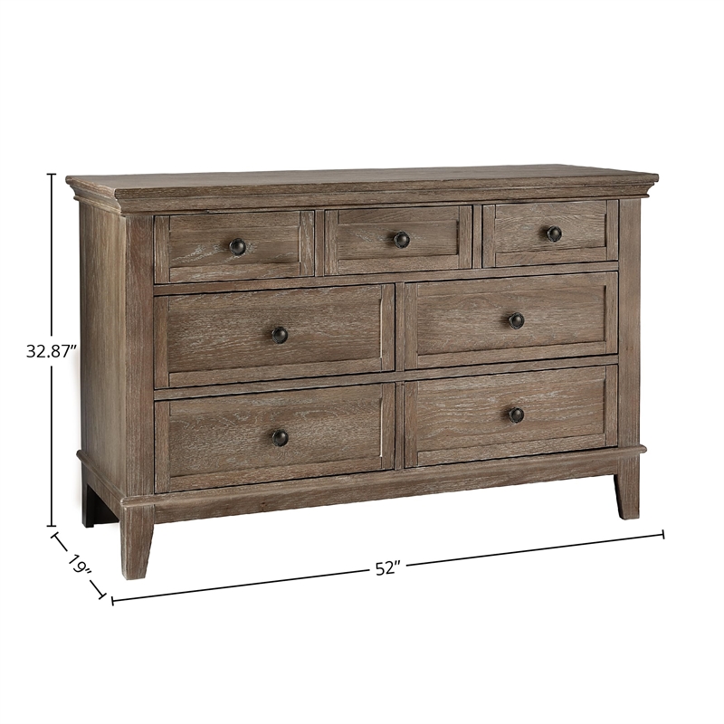 Westwood Design Leland 7-Drawer Dresser Sandwash
