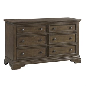 Westwood Design Olivia 6-Drawer Dresser Rosewood