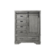 Westwood Design Foundry Wood Chifferobe Brushed Pewter