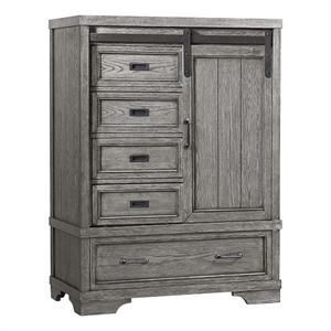 westwood design foundry wood chifferobe brushed pewter
