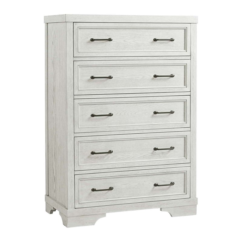 Westwood Design Foundry 5-Drawer Chest White Dove
