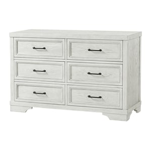 Westwood Design Foundry 6-Drawer Wood Dresser White Dove