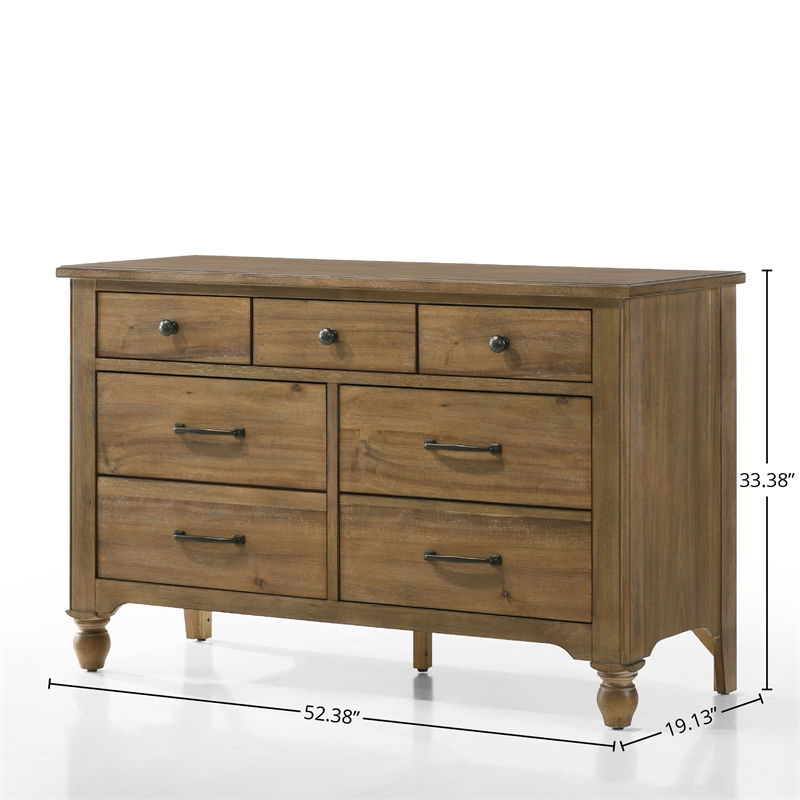 Westwood Design Highland 7-Drawer Dresser Sand Dune