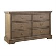 Westwood Design Hanley 6-Drawer Dresser Cashew