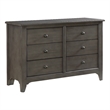 Westwood Design Taylor 6-Drawer Dresser Dusk