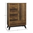 Westwood Design Urban Rustic Wood Chifferobe Brushed Wheat