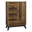 Westwood Design Urban Rustic Wood Chifferobe Brushed Wheat